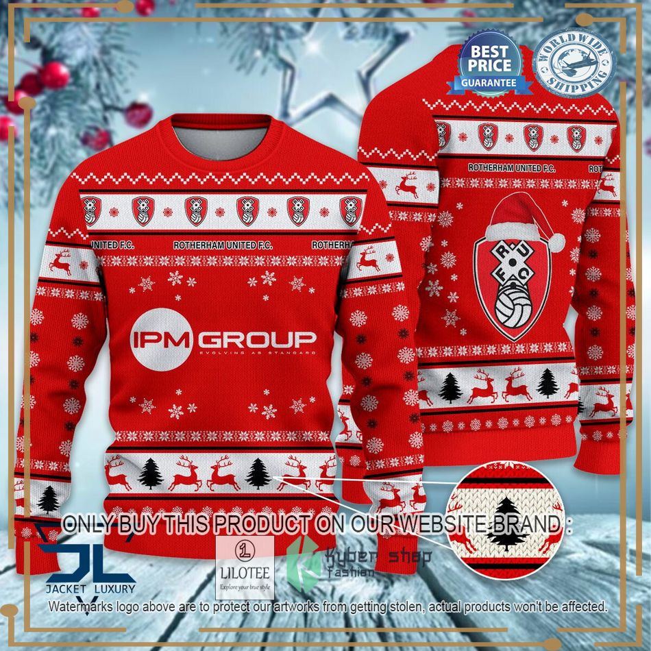 Rotherham United EFL Ugly Christmas Sweater - LIMITED EDITION 7