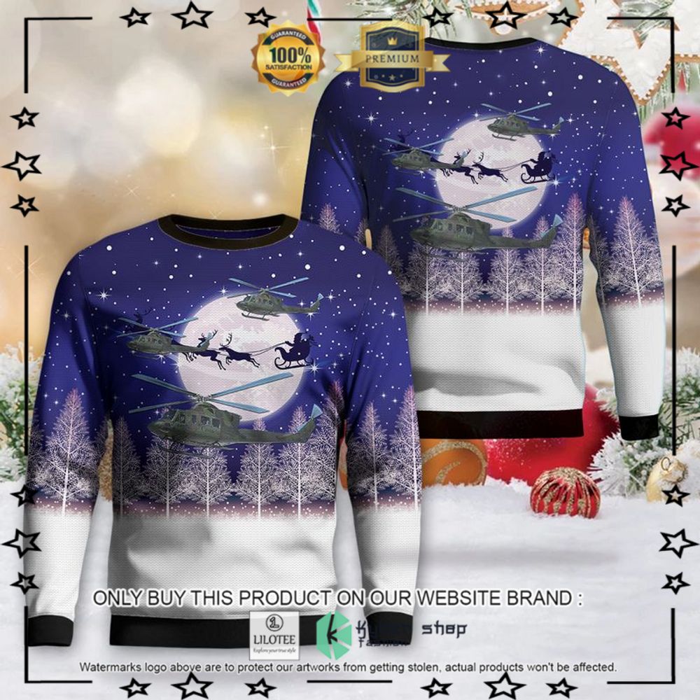 royal canadian air force bell ch 146 griffon christmas sweater 1 49618