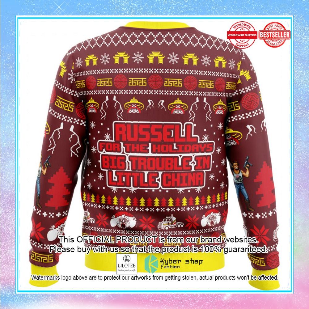 russell for the holidays big trouble in little china christmas sweater 2 822