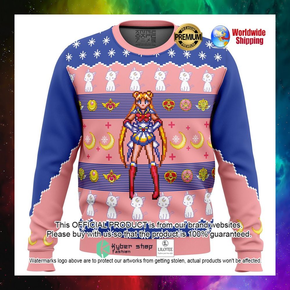 sailor moon anime christmas sweater 1 392