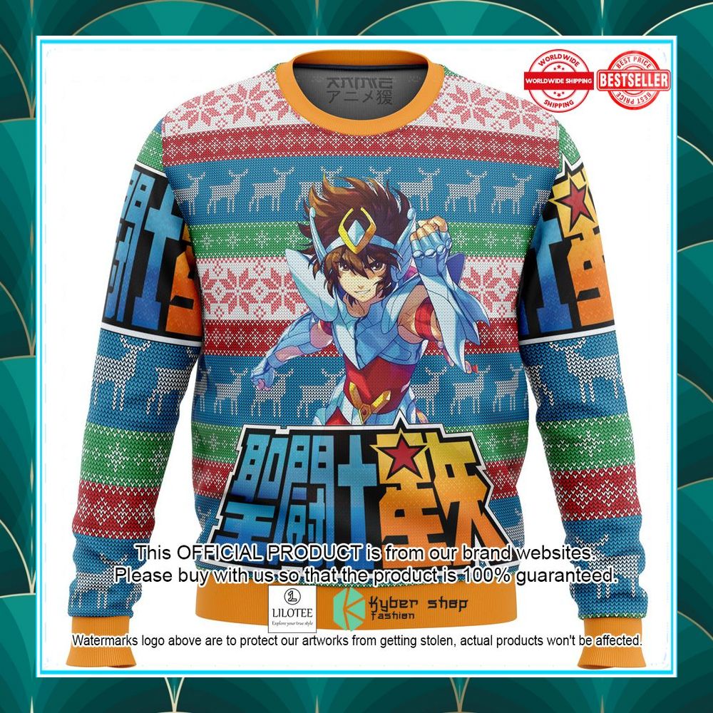 saint seiya alt christmas sweater 1 146