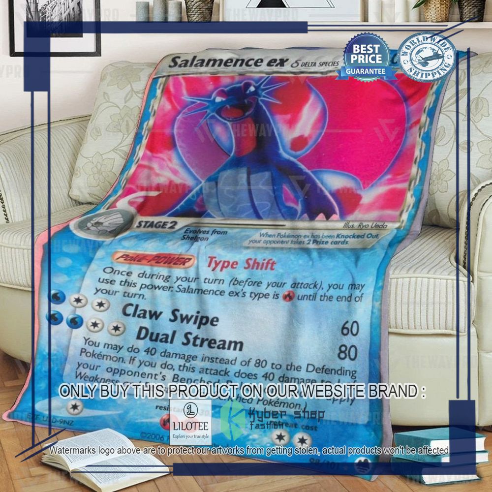 Salamence EX Pokemon Blanket - LIMITED EDITION 7