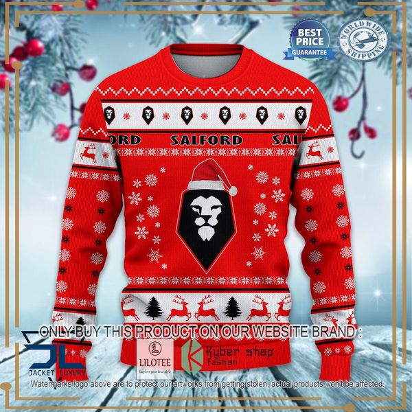 salford city red christmas sweater 2 58804
