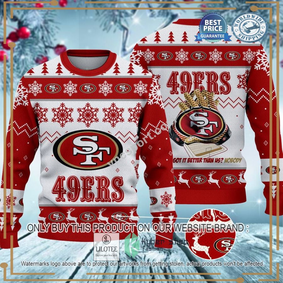 san francisco 49ers nfl christmas sweater 1 81756