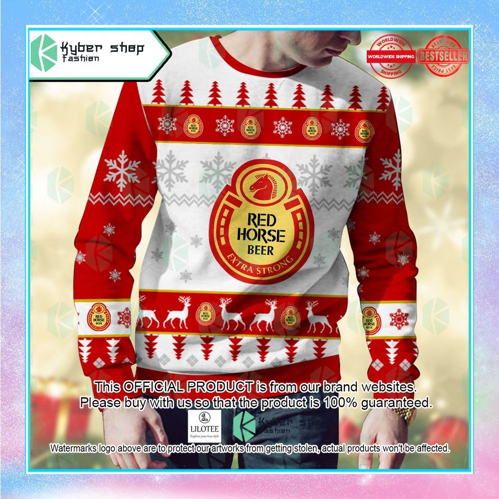 san miguel red horse ugly sweater 2 589
