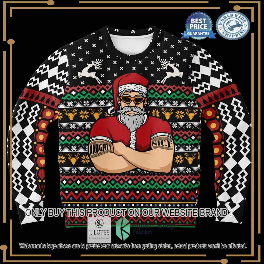santa bouncer christmas sweater 1 91389