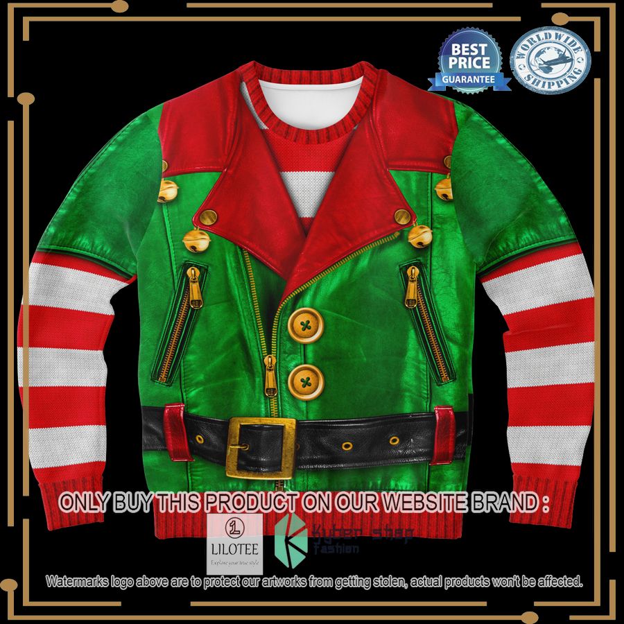 santas little biker help christmas sweater 1 50070