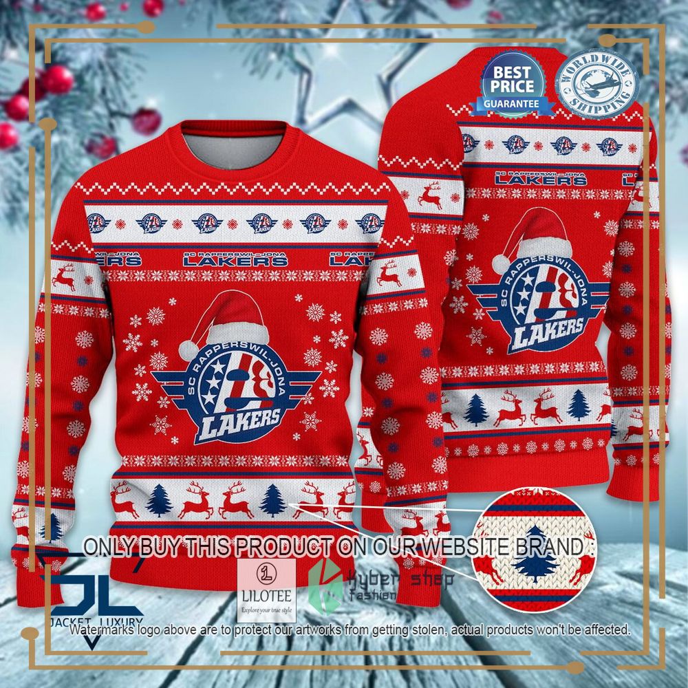 SC Rapperswil-Jona Lakers Ugly Christmas Sweater 7