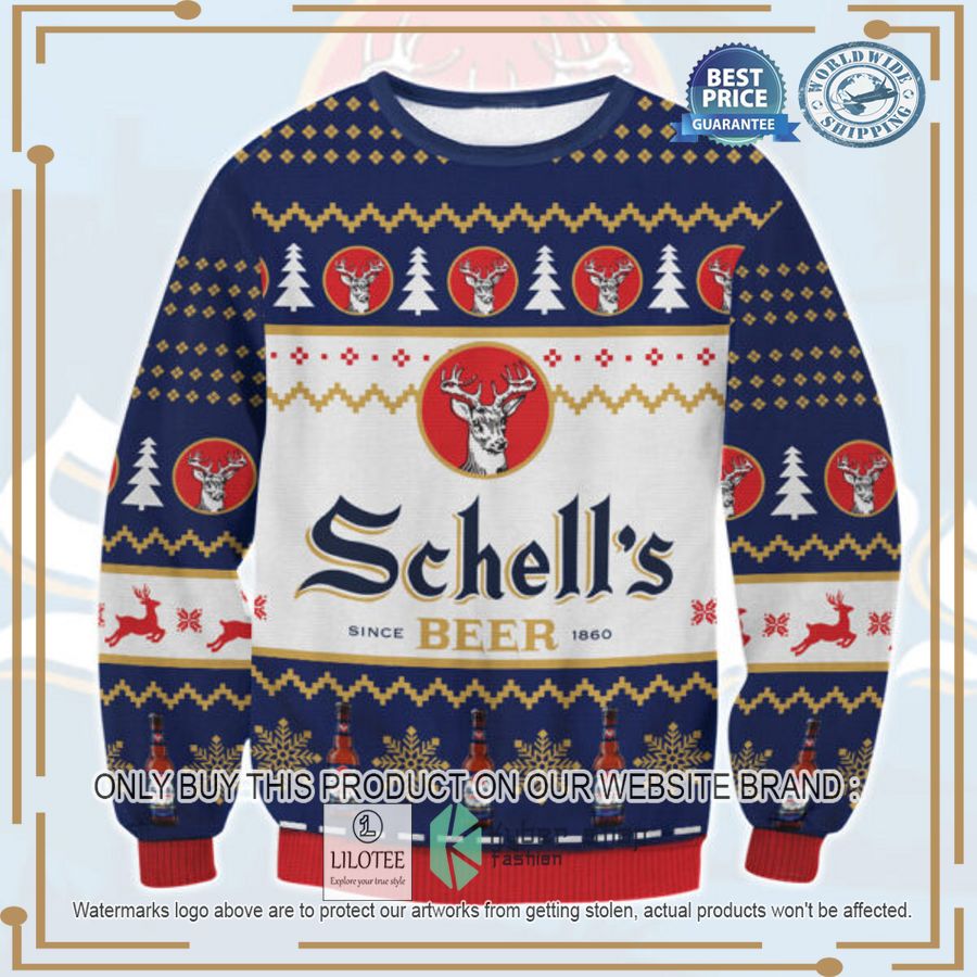 schells beer christmas sweater 1 28054
