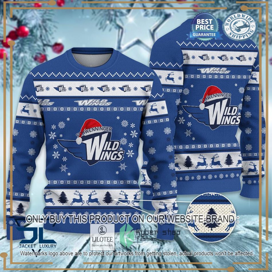 Schwenninger Wild Wings Pen del 1 and 2 Ugly Sweater 7