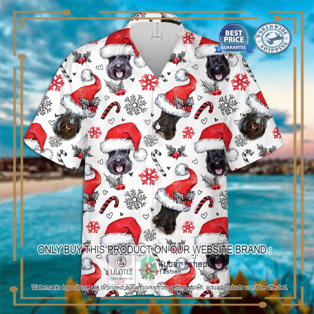 Scottish Terrier Christmas Hawaiian Shirt 5