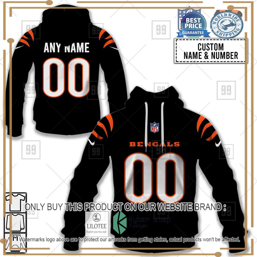 personalized nfl cincinnati bengals home jersey shirt hoodie 1 7654