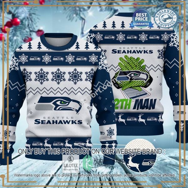 seattle seahawks 12th man christmas sweater 1 41767