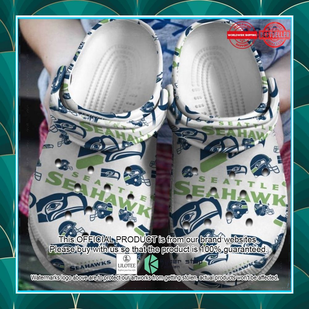 Seattle Seahawks Crocband Shoes 7 seattle seahawks crocband shoes 1 61