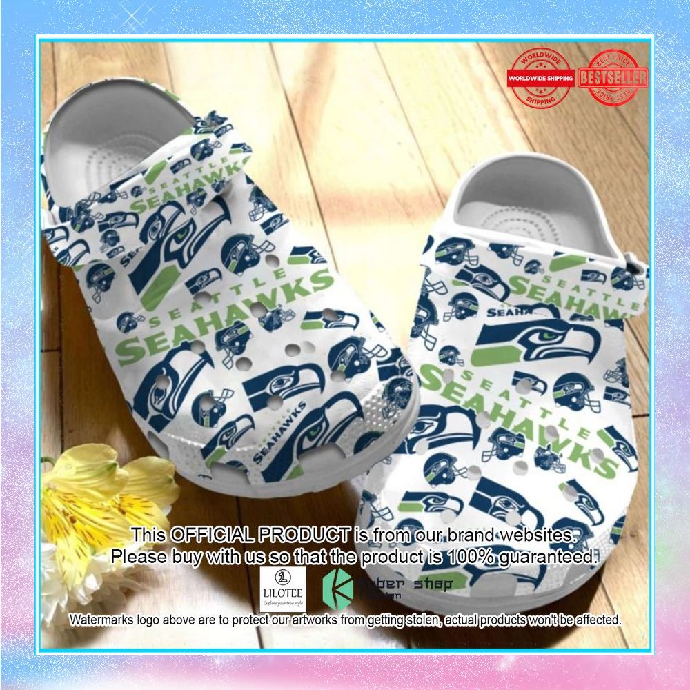 Seattle Seahawks Crocband Shoes 5 seattle seahawks crocband shoes 2 131