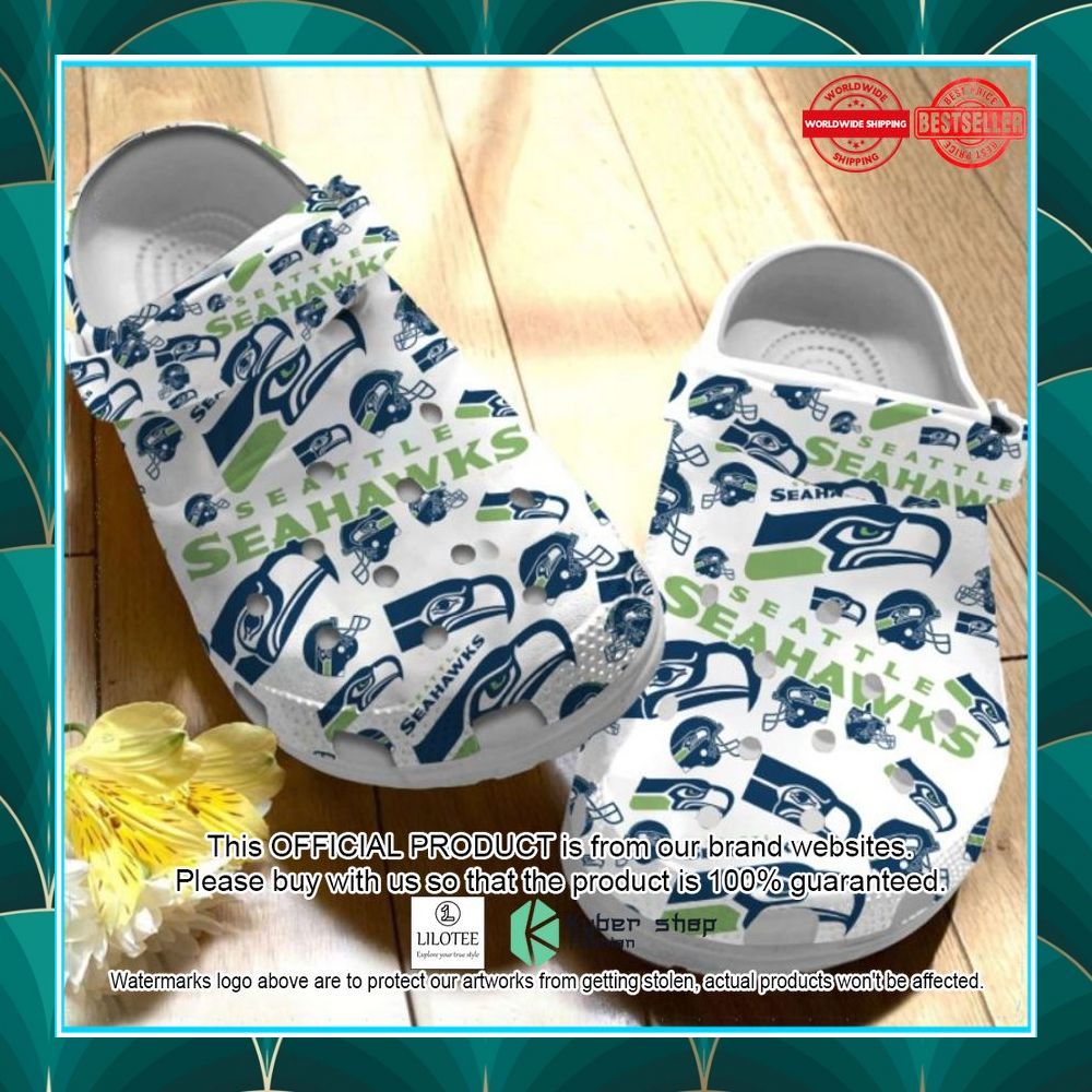 Seattle Seahawks Crocband Shoes 8 seattle seahawks crocband shoes 2 834