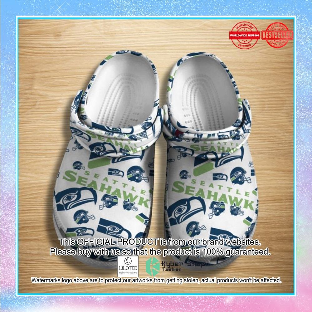 Seattle Seahawks Crocband Shoes 6 seattle seahawks crocband shoes 3 631