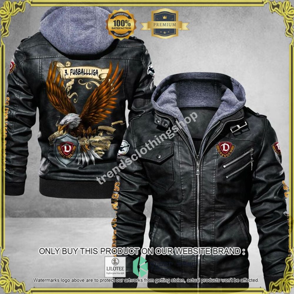 sg dynamo dresden fussball liga eagle leather jacket 1 67660