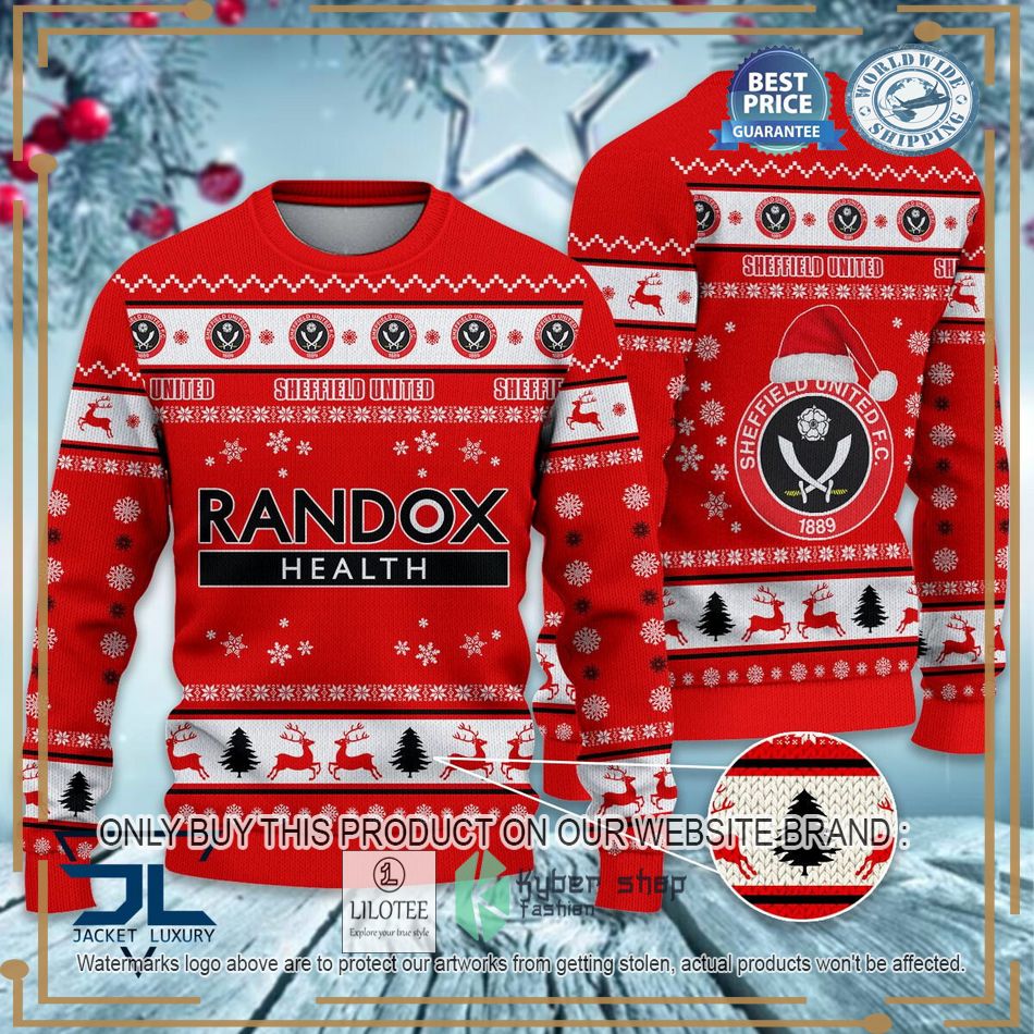 Sheffield United F.C EFL Ugly Christmas Sweater - LIMITED EDITION 7