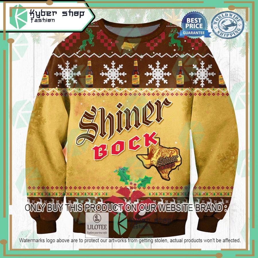 shiner bock ugly christmas sweater 1 30128