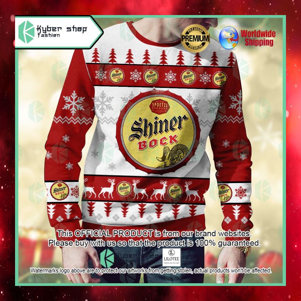shiner bock ugly sweater 1 501