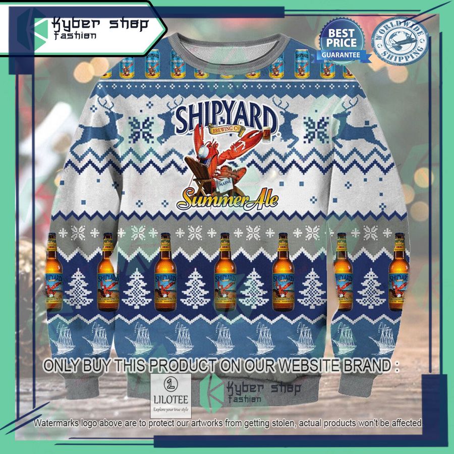 shipyard summer ale ugly christmas sweater 1 15035