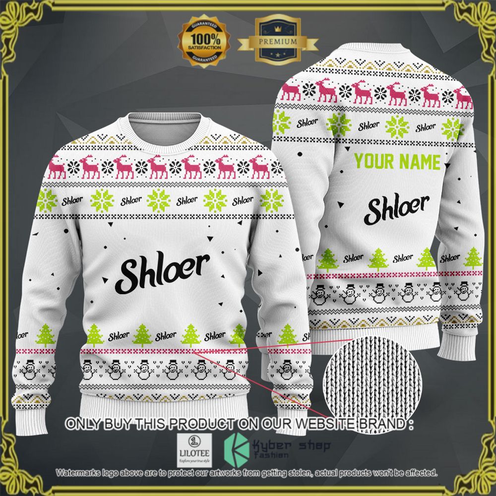 shloer your name white christmas sweater hoodie sweater 1 21801