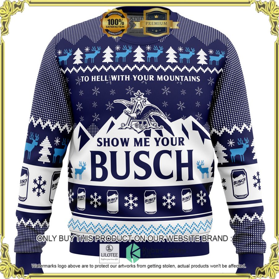 show me your busch light christmas sweater 1 77050