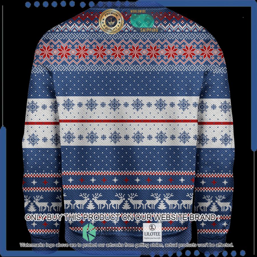 shut up hippie christmas sweater 1 1569