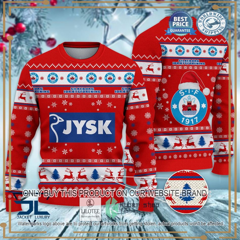 Silkeborg IF Super League & Danish 1st Division Ugly Sweater 6