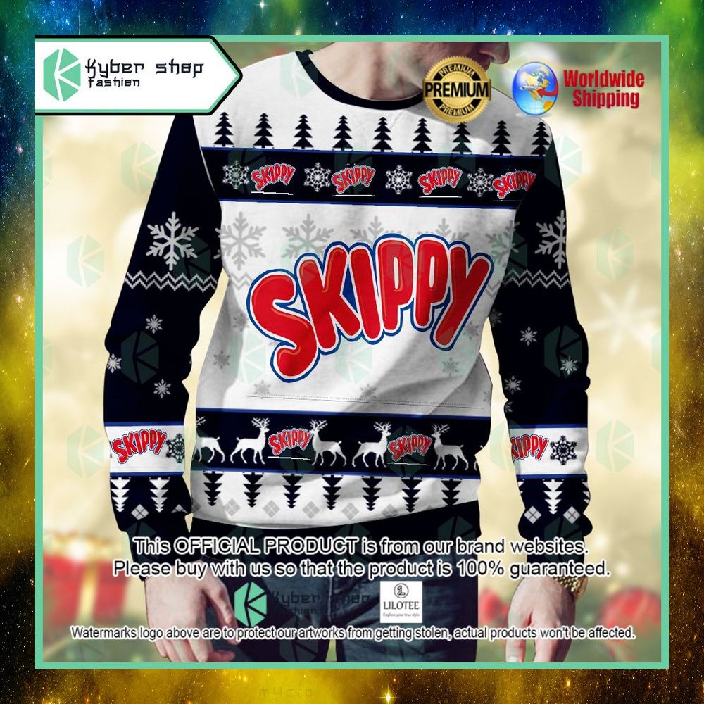 skippy custom name christmas sweater 1 19