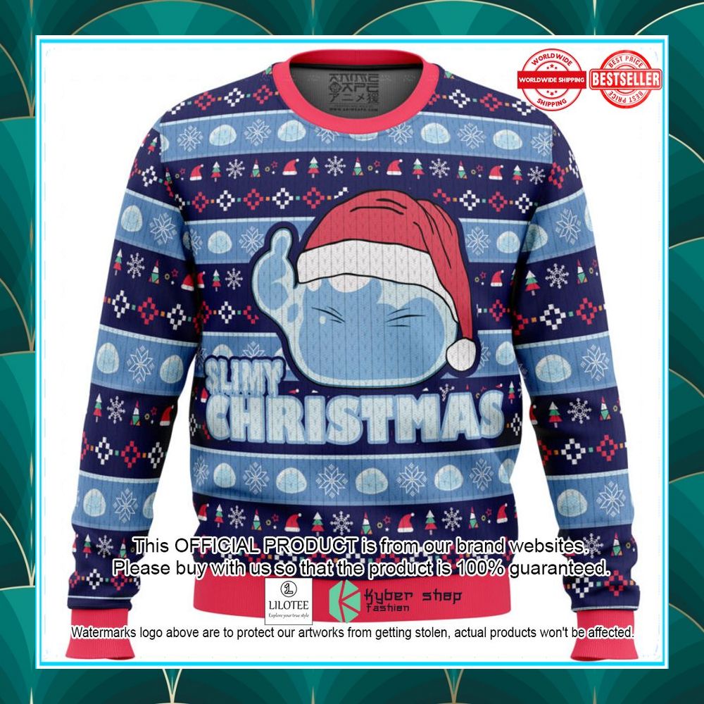 slimy christmas that time i got reincarnated as a slime sweater 1 493