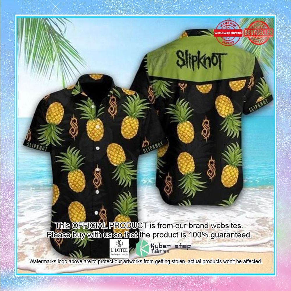 slipknot band pineapple hawaian shirt 1 618