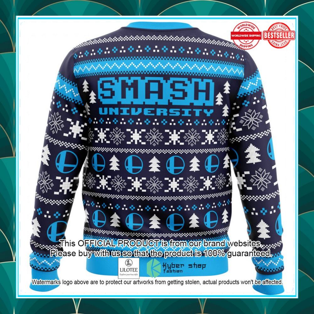 smash university super smash bros christmas sweater 2 454