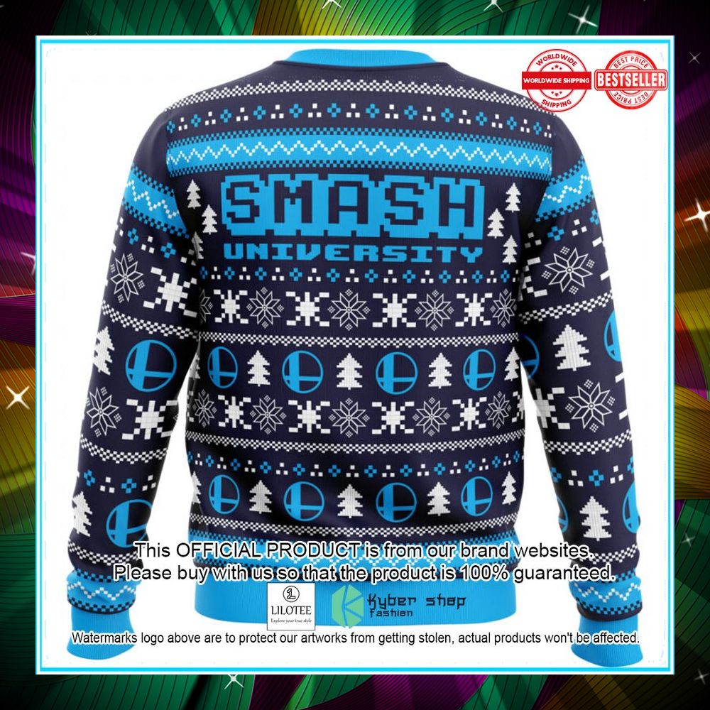 smash university super smash bros christmas sweater 2 92