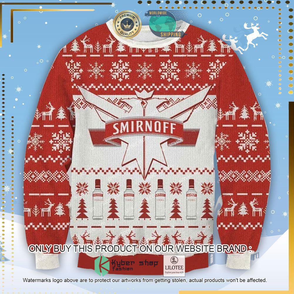 smirnoff vodka knitted christmas sweater 1 66948