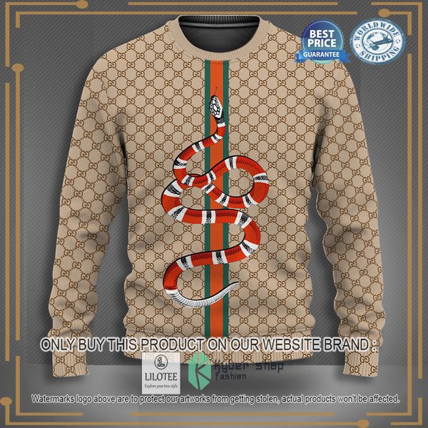 snake gucci christmas sweater 1 69581