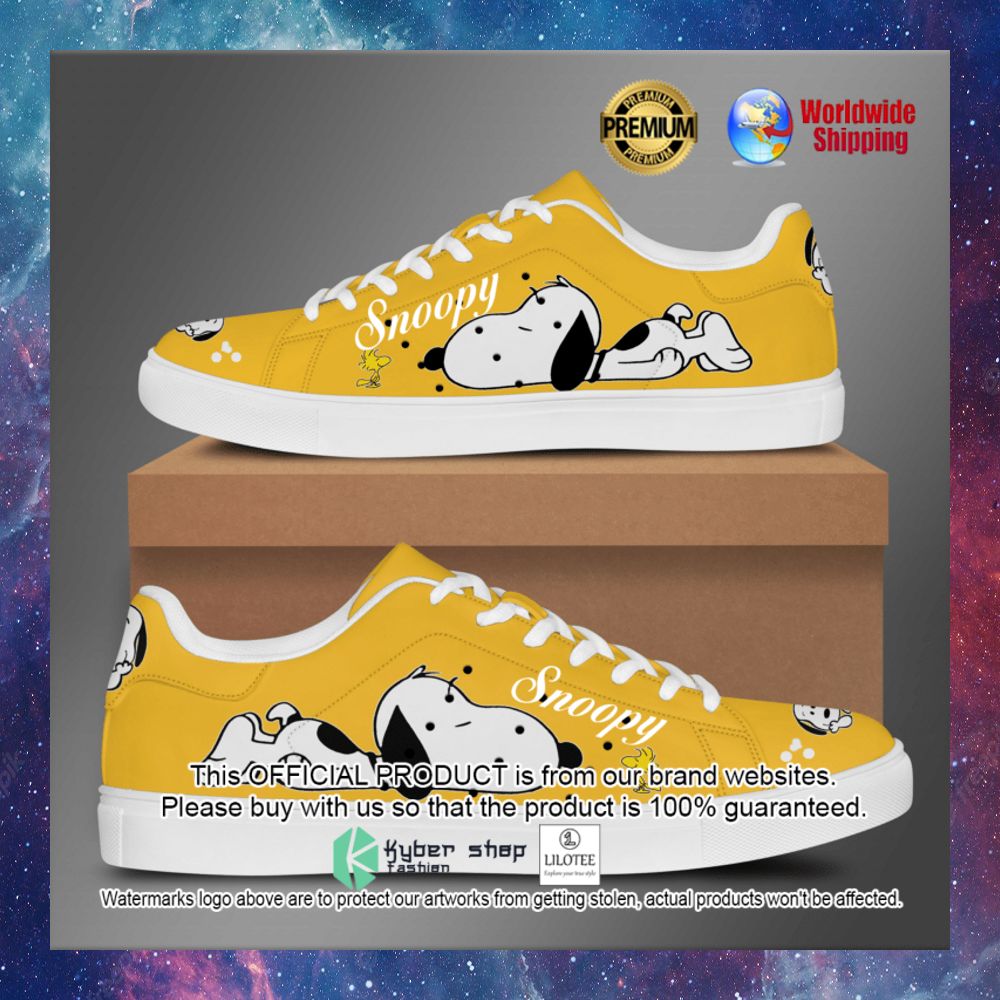 snoopy peanuts and woodstock stan smith low top shoes 1 602