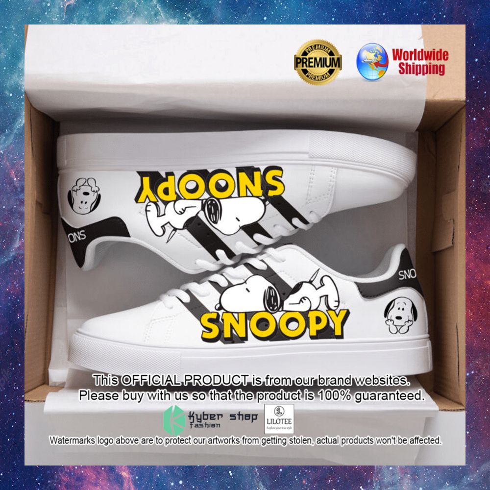 snoopy peanuts cute stan smith low top shoes 1 164
