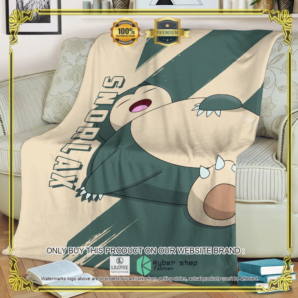 Snorlax Anime Pokemon Blanket - LIMITED EDITION 7