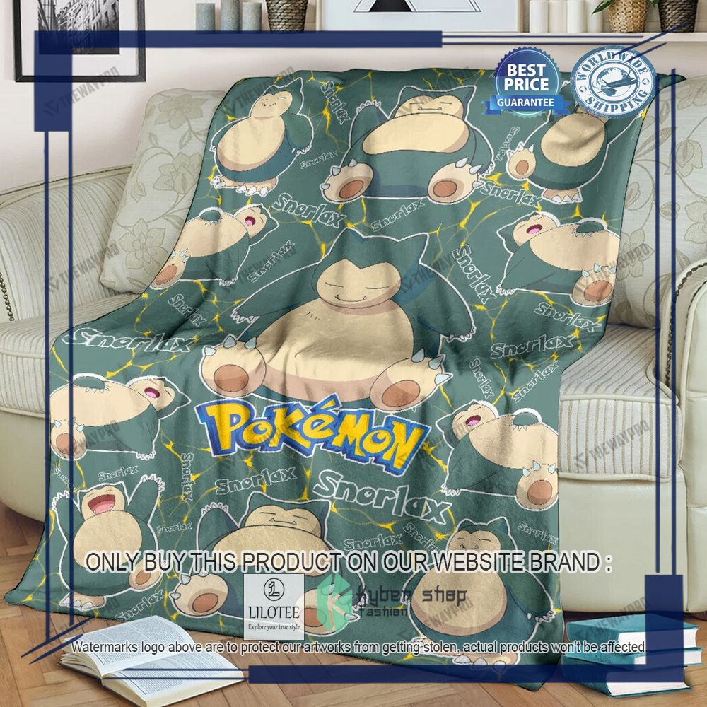 Snorlax Pokemon Blanket - LIMITED EDITION 6