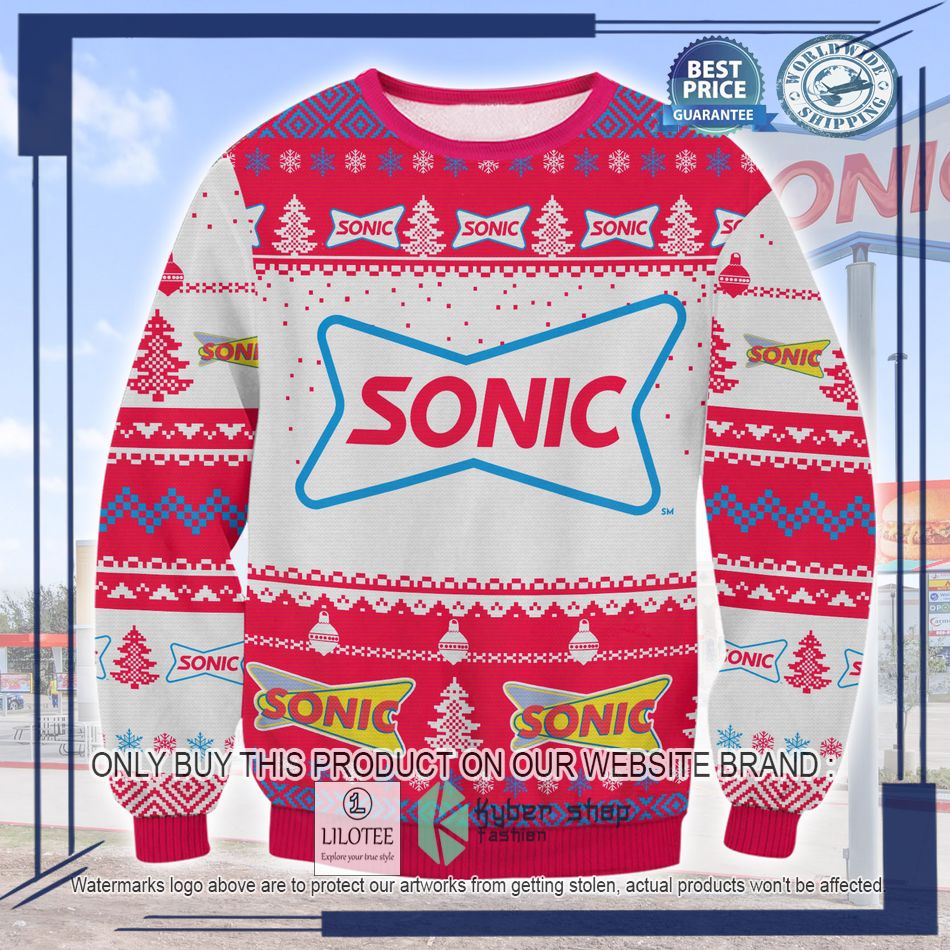 sonic drive in ugly christmas sweater 1 16693
