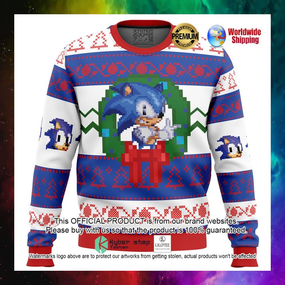 sonic the hedgehog christmas sweater 1 187