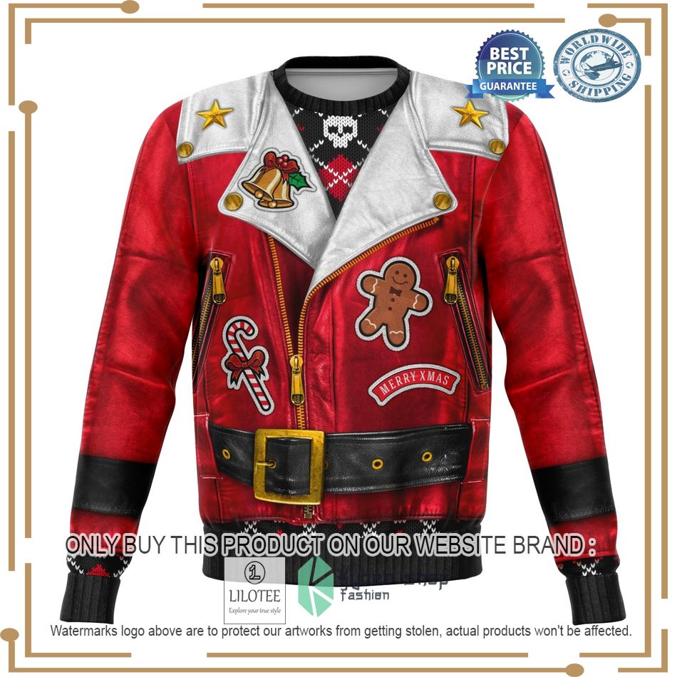 sons of santa north pole santa jacket ugly christmas sweater 3 6226