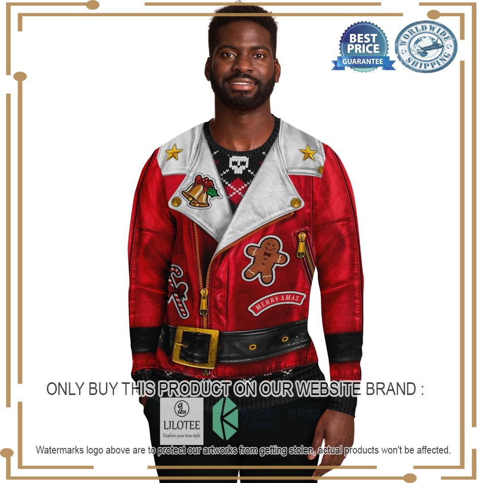 sons of santa north pole santa jacket ugly christmas sweater 7 37179
