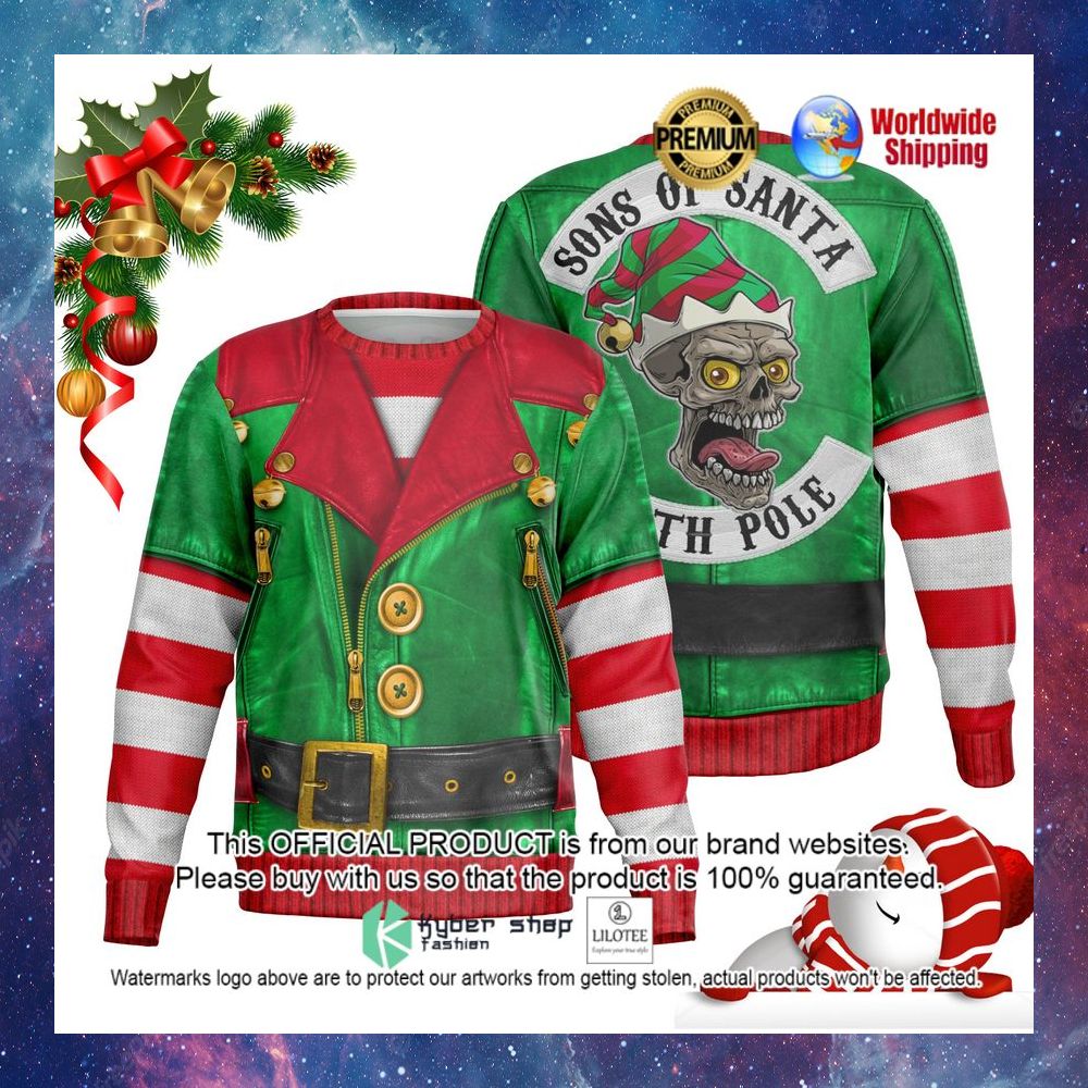 sons of santa north pole skull hat sweater 1 390