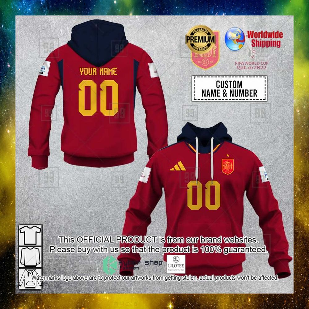 spain football fifa world cup 2022 personalized 3d hoodie shirt 1 102