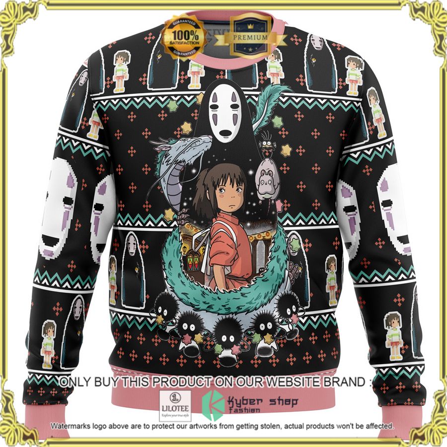 spirited away anime christmas sweater 1 50530
