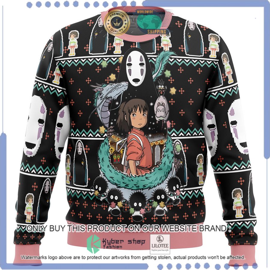 spirited away anime christmas sweater 1 80825