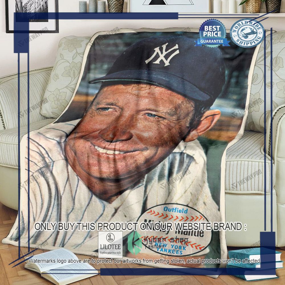 Sport Baseball Card 1964 Topps Giants 25 Mickey Mantle Blanket - LIMITED EDITION 7